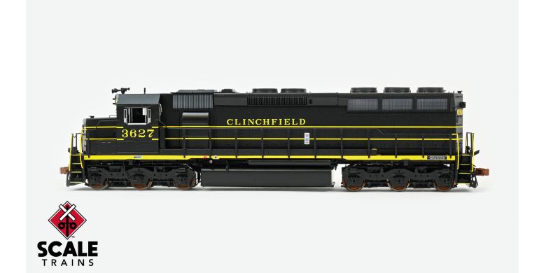 ScaleTrains SXT39765 EMD SD45 Phase IIc, Clinchfield/ex-SCL #3627 DCC & Sound HO Scale