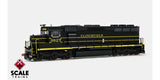 ScaleTrains SXT39765 EMD SD45 Phase IIc, Clinchfield/ex-SCL #3627 DCC & Sound HO Scale