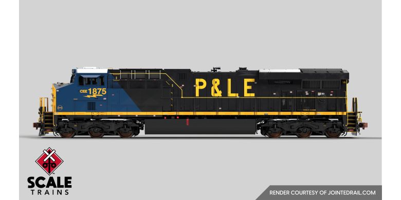 Scaletrains SXT41078 GE ES44AH - CSX/Heritage/Pittsburgh & Lake Erie/P&LE #1875 - ESU v5.0 DCC & Sound HO Scale