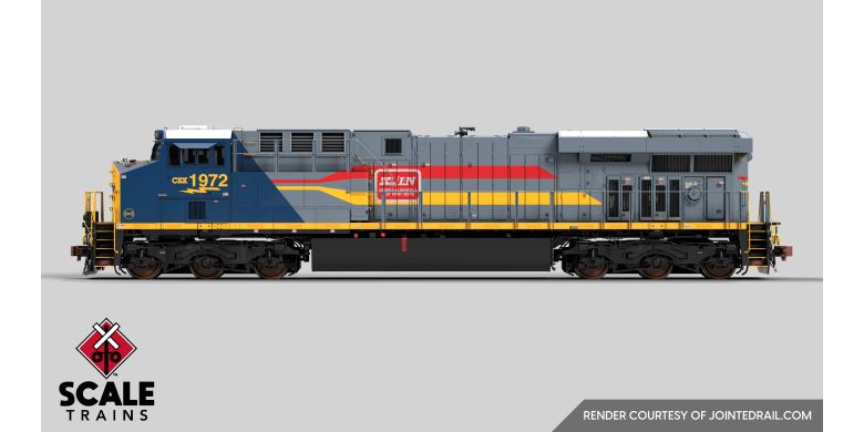 Scaletrains SXT41070 GE ES44AH - CSX/Heritage/Family Lines/SCL/L&N #1972 - ESU v5.0 DCC & Sound HO Scale