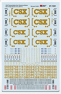 Image for 460-871361 CSX ES44AC/EMD Box Dx Ylw