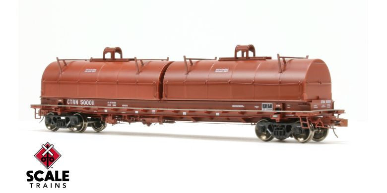 Scaletrains SXT38412 Thrall 48' 2-Hood Coil Steel Car CTRN #500151 HO Scale