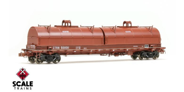 Scaletrains SXT38409 Thrall 48' 2-Hood Coil Steel Car CTRN #500041 HO Scale