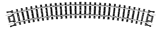 Image for 150-2520 Snap Trk Crvd 11"R Blk 6/