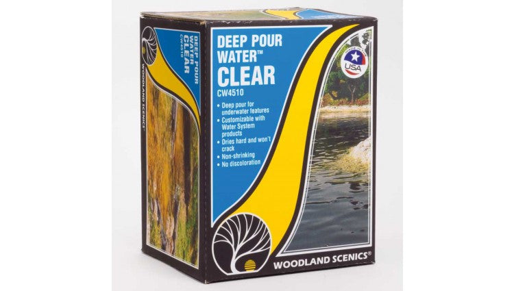 Woodland Scenics 4510 Deep Pour Water(TM) - Water System - 12oz  355mL -- Clear A Scale