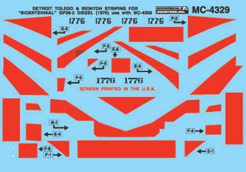 Image for 460-4329 DT&I GP38-2 Bicentennial