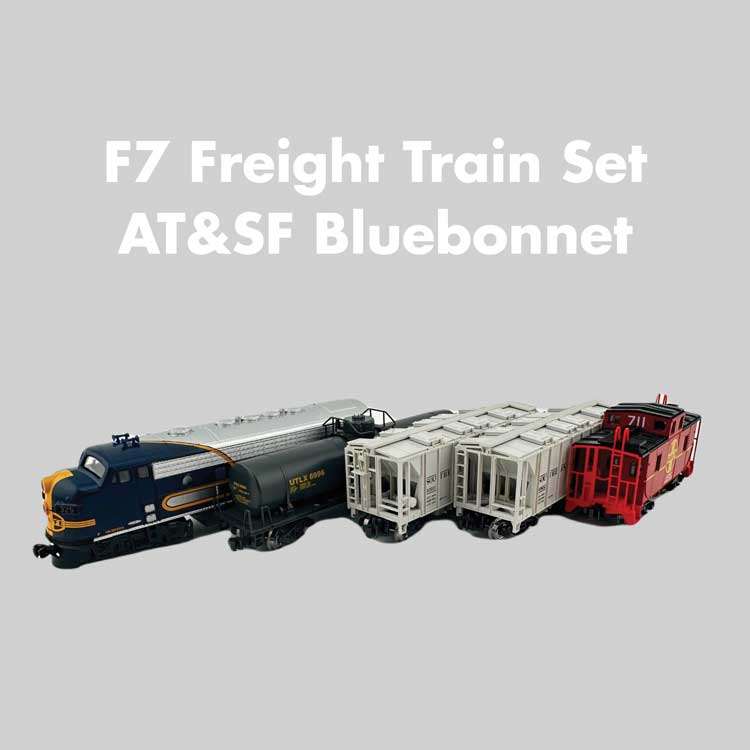 Image for 381-1066273 F7 Train Set ATSF Blubnnt