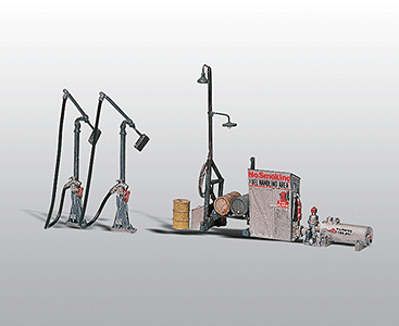 Woodland Scenics 232 Diesel Fuel Facility - Scenic Details(R) -- Unpainted - Kit HO Scale