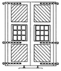 Image for 300-5102 Door eng hse w/hinges  4/