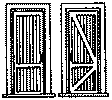 Image for 300-5131 Door w/Frm, 2-T&G Pnls 3/