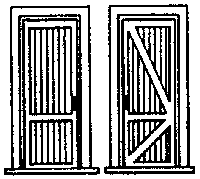 Image for 300-5131 Door w/Frm, 2-T&G Pnls 3/