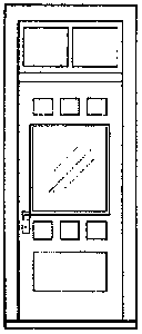 Image for 300-3620 Door w/transom DRGW    2/