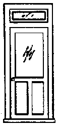 Image for 300-5134 Door w/Wndw, Trnsm 36" 3/