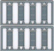 Image for 293-2514 Door 6-Panel Framed 8/