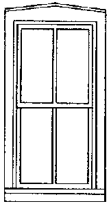 Image for 300-3720 Wndw DH 4-Pane 33x65" 4/