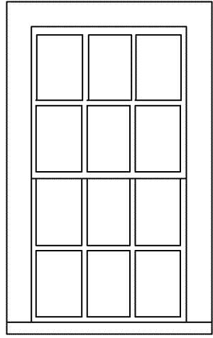 Image for 300-5282 Wndw DH 6/6 30x56" 9/
