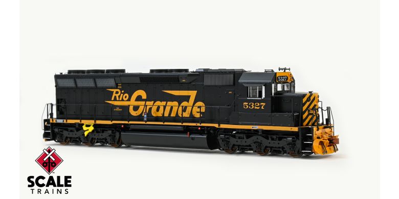 ScaleTrains SXT39719 EMD SD45 Phase IIb1, Rio Grande/Large Billboard Lettering #5334 DCC & Sound HO Scale