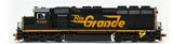 ScaleTrains SXT39719 EMD SD45 Phase IIb1, Rio Grande/Large Billboard Lettering #5334 DCC & Sound HO Scale