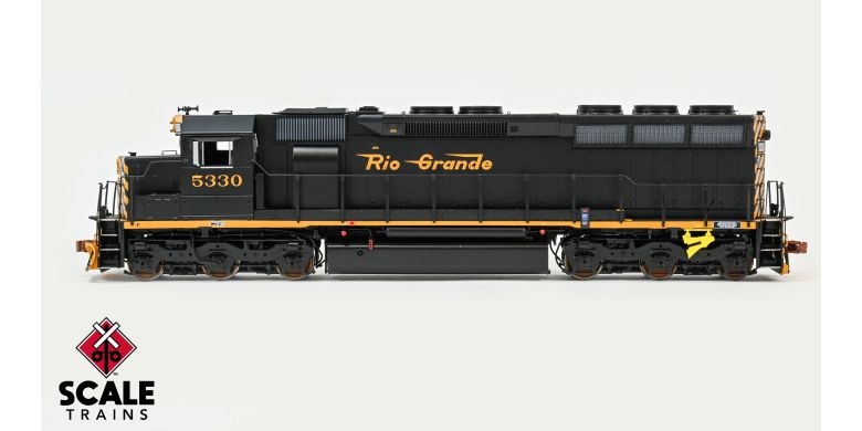 ScaleTrains SXT39725 EMD SD45 Phase IIb1, Rio Grande/Small Lettering #5335 DCC & Sound HO Scale