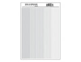 Woodland Scenics 764 Dry Transfer Stripes - .010, 1/64, .022, 1/32 & 3/64" Wide -- Silver A Scale