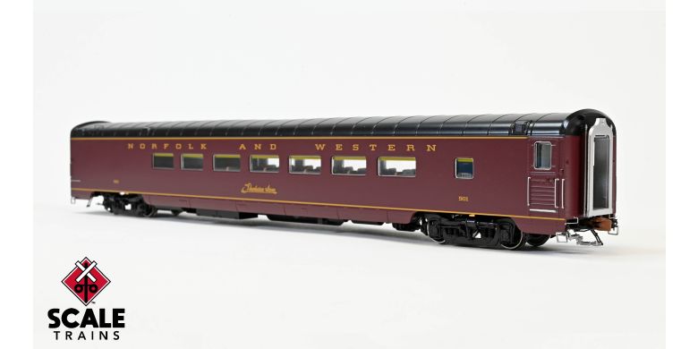 FVM SXT38849 Pullman-Standard Crew Coach, Norfolk & Western/Powhatan Arrow #501 HO Scale