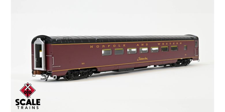 FVM SXT38849 Pullman-Standard Crew Coach, Norfolk & Western/Powhatan Arrow #501 HO Scale