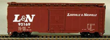 Bowser English 3-1027 40' Boxcar L&N Louisville & Nashville #92164 Kit HO Scale