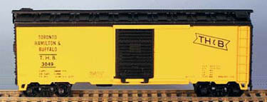 Bowser English 3-1030 40' Boxcar TH&B Toronto Hamilton & Buffalo #3002 Kit HO Scale