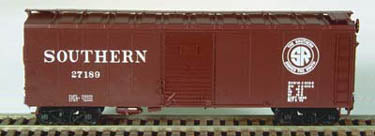 Bowser English 3-1056 40' Boxcar SOU Southern #27189 Kit HO Scale