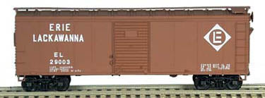 Bowser English 3-1068 40' Boxcar EL Erie Lackawanna #29003 Kit HO Scale