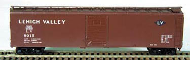 Bowser English 3-1503 50' Boxcar LV Lehigh Valley #8015 Kit HO Scale