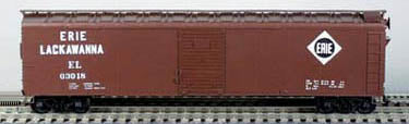 Bowser English 3-1523 50' Boxcar EL Erie Lackawanna #63018 Kit HO Scale