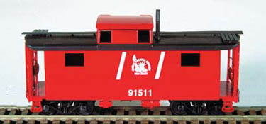 Bowser English 3-3001 HO Steel Caboose Kit CNJ Central New Jersey #91514 Kit HO Scale