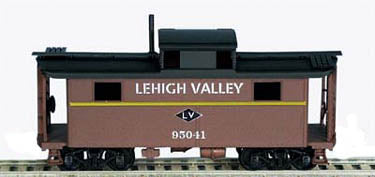 Bowser English 3-3059 HO Steel Caboose Kit LV Leigh Valley #95002 Kit HO Scale