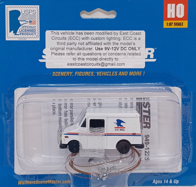 ECC - 2024-20 - USPS LLV Mail Truck - 1980's  East Coast Circuits HO Scale