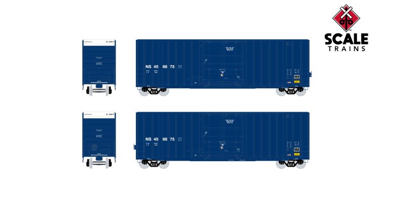 Scaletrains EE1457-4 ExactRail Evolution HO Scale Gunderson 6269 High-Cube Boxcar, Norfolk Southern/NS #456710 HO Scale