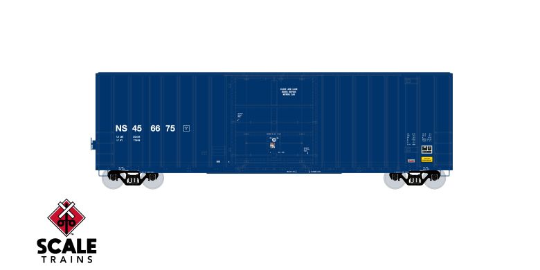 Scaletrains EE1457-4 ExactRail Evolution HO Scale Gunderson 6269 High-Cube Boxcar, Norfolk Southern/NS #456710 HO Scale