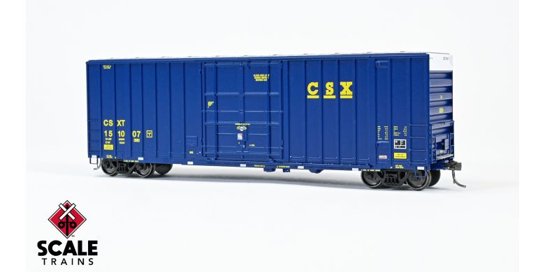Scaletrains EE1456-6 ExactRail Evolution HO Scale Gunderson 6269 High-Cube Boxcar, CSX/CSXT #151096 HO Scale