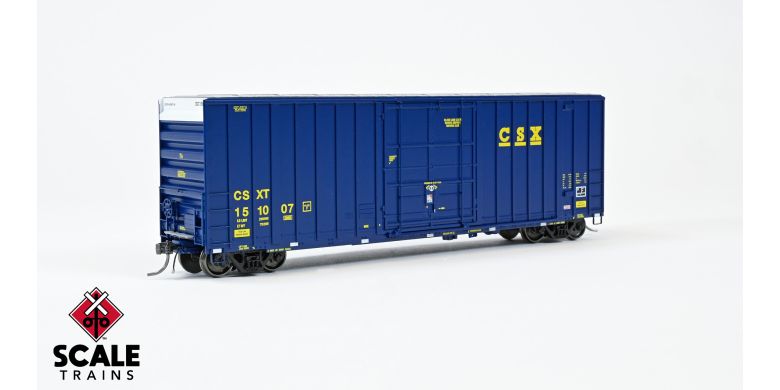 Scaletrains EE1456-6 ExactRail Evolution HO Scale Gunderson 6269 High-Cube Boxcar, CSX/CSXT #151096 HO Scale