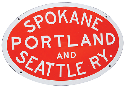 Image for 460-10042 Die Cut Metal Sign SP&S