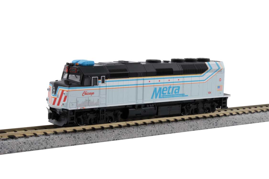 Image for 381-176CHICAGO F40H Chicago Metra 104