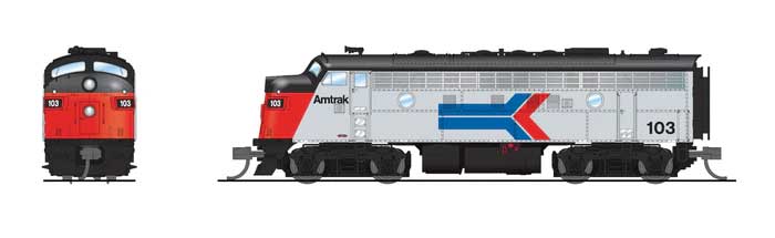 Image for 187-9241 EMD F7A AMTRAK 105 SND