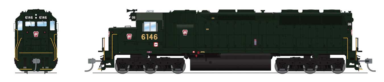 Image for 187-7944 EMD SD45 PRR 6155 SND