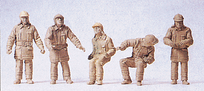 Image for 590-10487 Firemen At The Engine 5/
