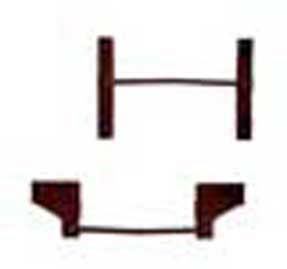 Image for 380-2254 End Grab Irons Black/8