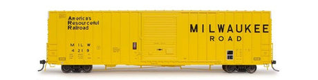 ExactRail Platinum EP80551-6 PC&F 7633 Appliance Boxcar, Milwaukee Road 1975 As Delivered #4252 HO Scale