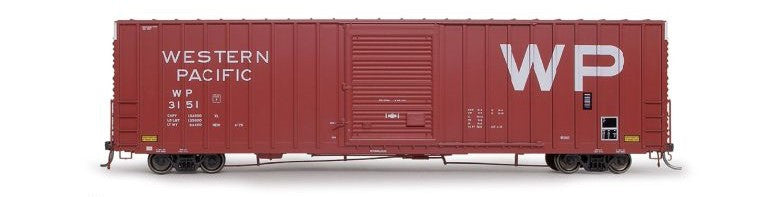 ExactRail Platinum EP80552-2 PC&F 7633 Appliance Boxcar, Western Pacific 1975 As Delivered #3156 HO Scale