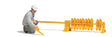 Image for 189-10700 RR Worker w/Rail Skates