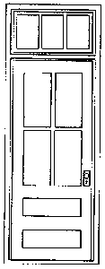 Image for 300-3612 Door & frame 39x92"    2/