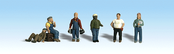 Woodland Scenics 1867 Factory Workers - Scenic Accents(R) -- pkg(8) HO Scale